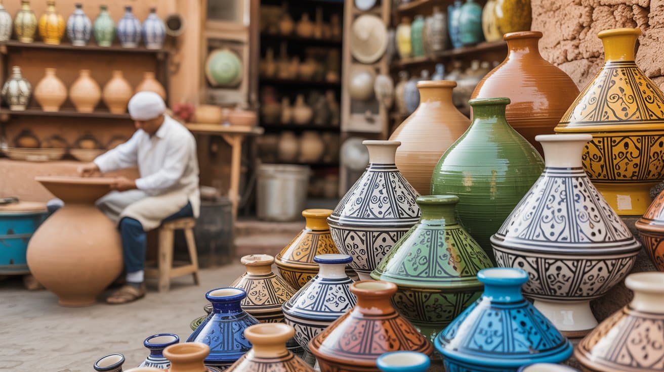 A Journey Through the Blue City: Chefchaouen's Pottery